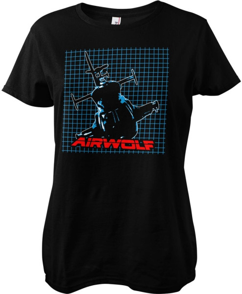 Airwolf Damen T-Shirt Grid Girly Tee UV-5-ARW1001-H70-2