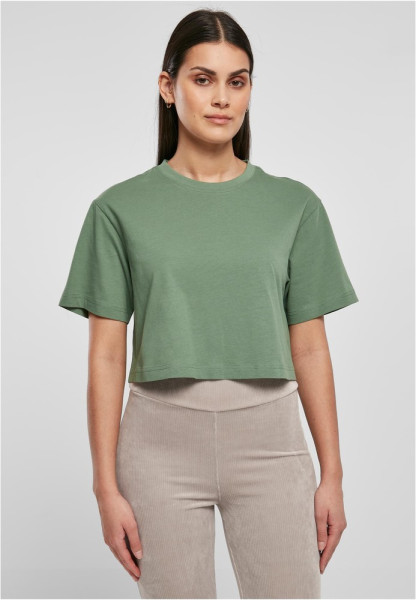 Urban Classics Damen T-Shirt Ladies Short Oversized Tee Salvia