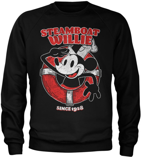 Hybris Sweatshirt Steamboat Willie Since 1928 Sweatshirt HY-3-SBW002-H61-12