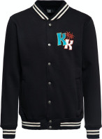 King Kerosin Tiki Surfers College Sweatjacke Schwarz