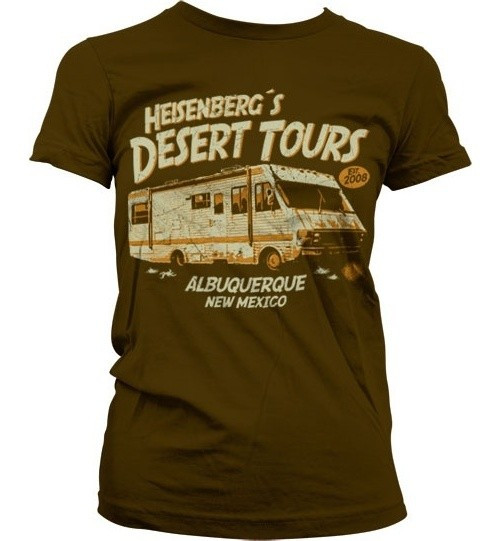 Breaking Bad Heisenberg's Desert Tours Girly T-Shirt Damen Brown