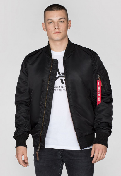 Alpha Industries MA-1 VF 59 Long Jacke Black