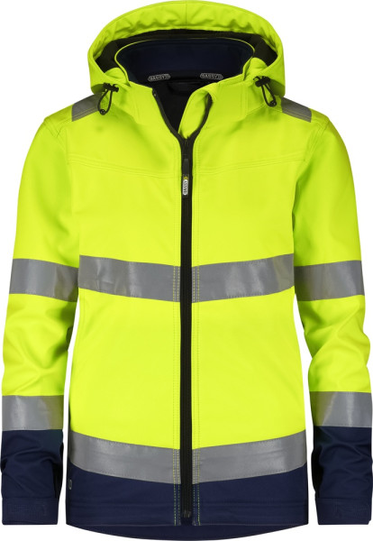 Dassy Damen Warnschutz Softshell-Jacke Malaga Women