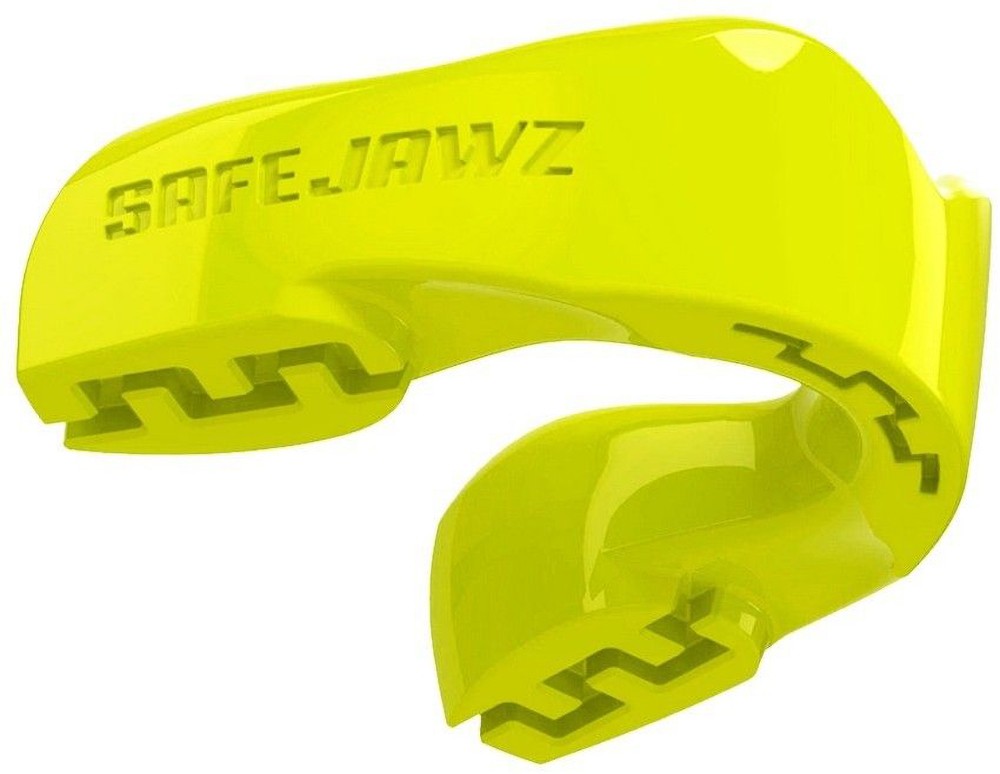 Safejawz Mundschutz Intro-Series Fluor Gelb Senior - Herren / Unisex