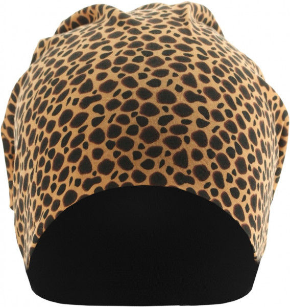 MSTRDS Beanie Printed Jersey Beanie Cheetha/Black