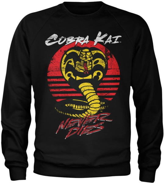 Cobra Kai Never Dies Sweatshirt Black