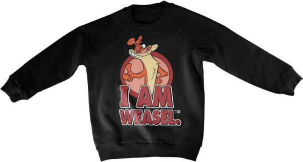 I Am Weasel Kids Sweatshirt Sweatshirt Black