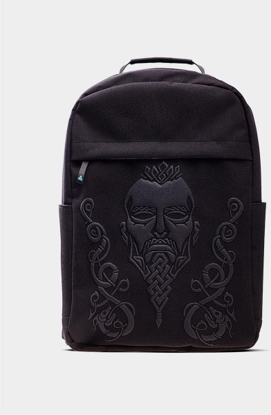 Assassin's Creed Valhalla - Black Screen Printed Backpack Black