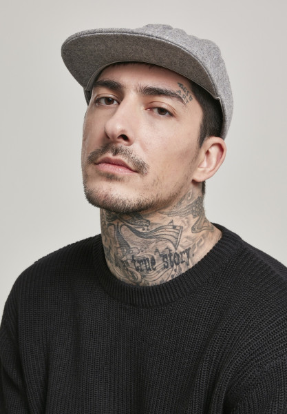 Flexfit Cap Melton Cap Grey