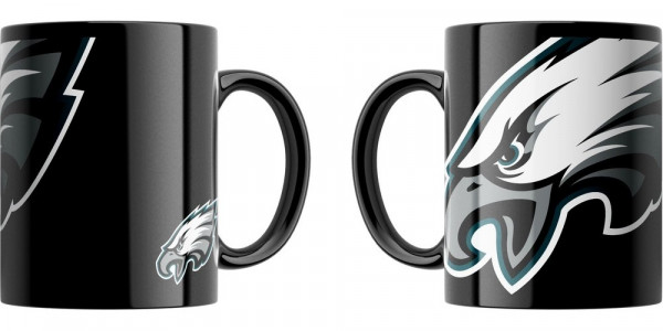 Philadelphia Eagles Tasse Oversized American Football NFL Schwarz-330ml