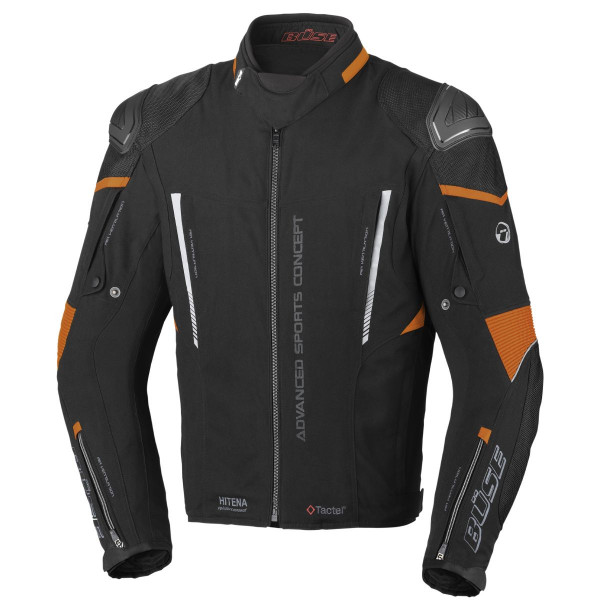 Büse Rocca Textiljacke Schwarz/Orange