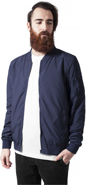 Urban Classics Bomber Jacke Light Bomber Jacket Navy