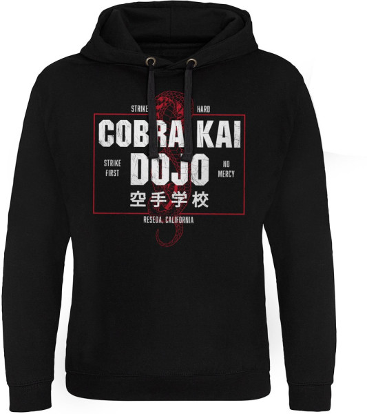 Cobra Kai Dojo Epic Hoodie Black