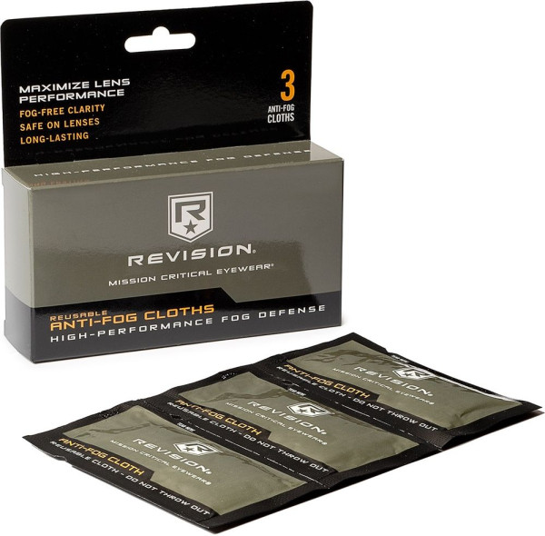 Revision Reusable Anti-Fog Cloth (25-Pack) 4-0330-9002