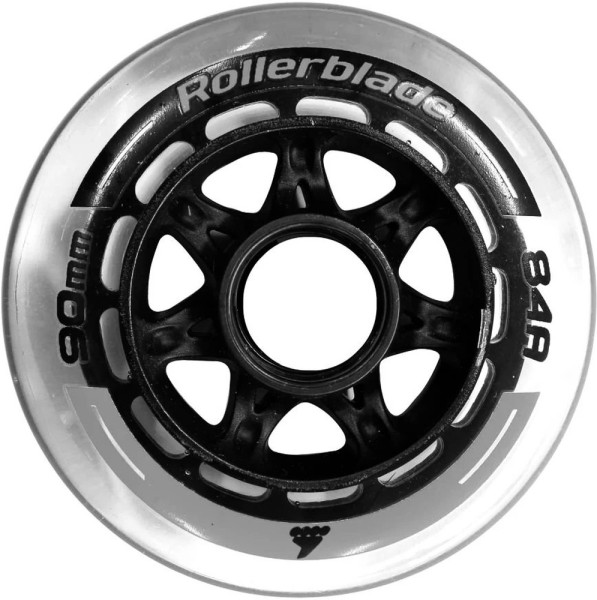 Rollerblade Universal Inliner Zubehör Inliner Rollen 90 mm 84A Set 8 Stk 55181
