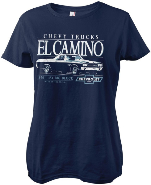 El Camino Damen T-Shirt Chevy Big Block Girly Tee GM-5-ELCA001-H60-10