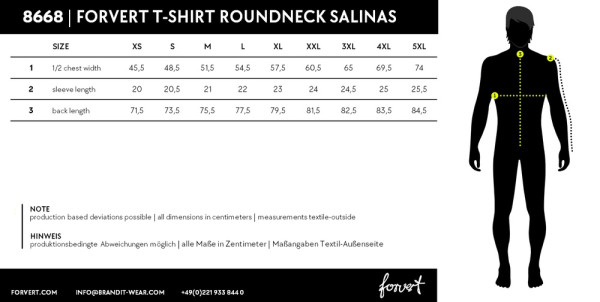 Brandit Forvert T-Shirt Roundneck Salinas 8668