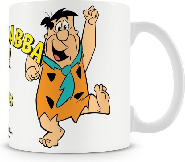 The Flintstones Yabba-Dabba-Doo Coffee Mug Kaffeebecher White