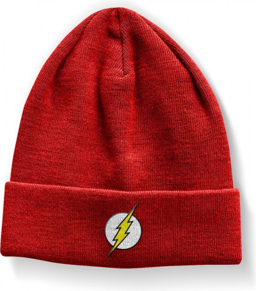 The Flash Logo Beanie Red