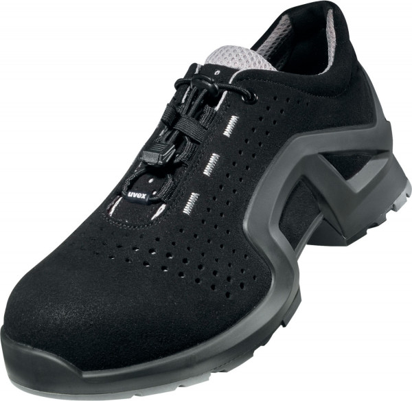 Uvex 1 Support Halbschuhe S1 85118 Schwarz, Grau (85118)