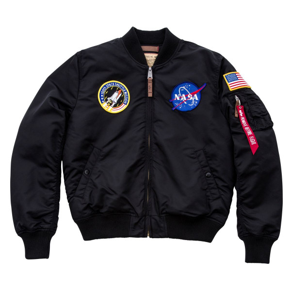 Alpha Industries MA-1 VF NASA Jacke Black