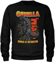 Godzilla - Bringer Of Destruction Sweatshirt Black Godzilla - Bringer Of Destruction Sweatshirt Black