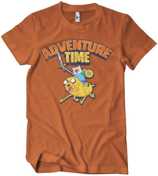 Adventure Time Washed T-Shirt Burnt/Orange