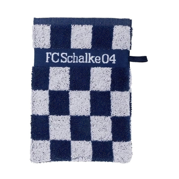 FC Schalke 04 Waschhandschuh Karo