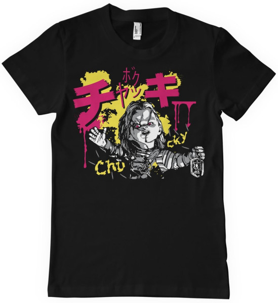 Chucky Graffiti T-Shirt Black