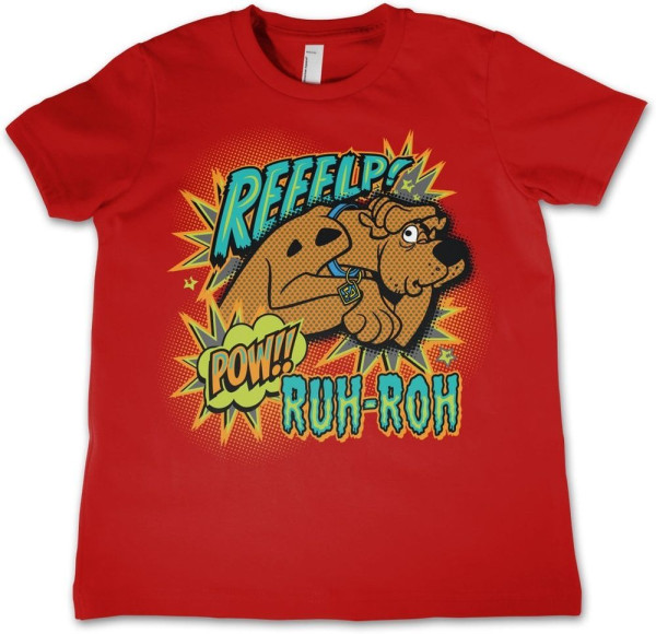 Scooby Doo Reeelp Kids Tee Kinder T-Shirt Red