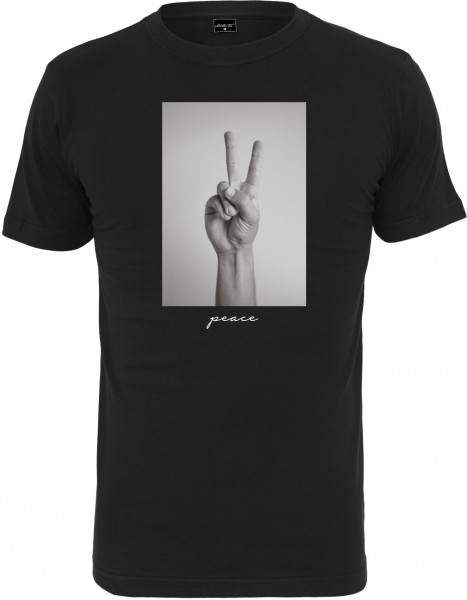 Mister Tee T-Shirt Peace Sign Tee Black