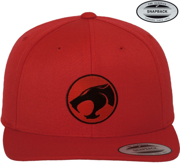 Thundercats Logo Premium Snapback Cap Red