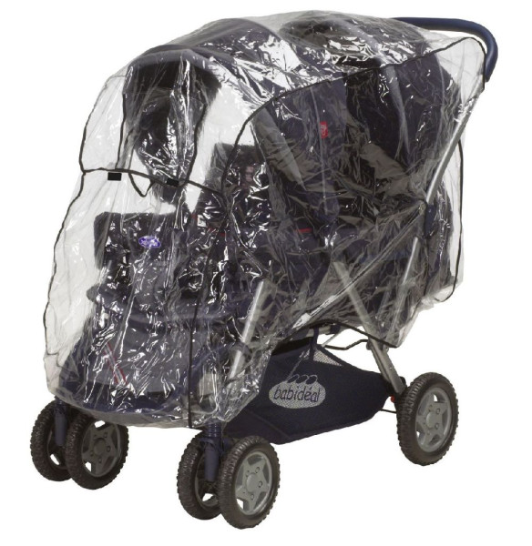 Playshoes Kinder Universal-Regen-Verdeck für Geschwisterwagen