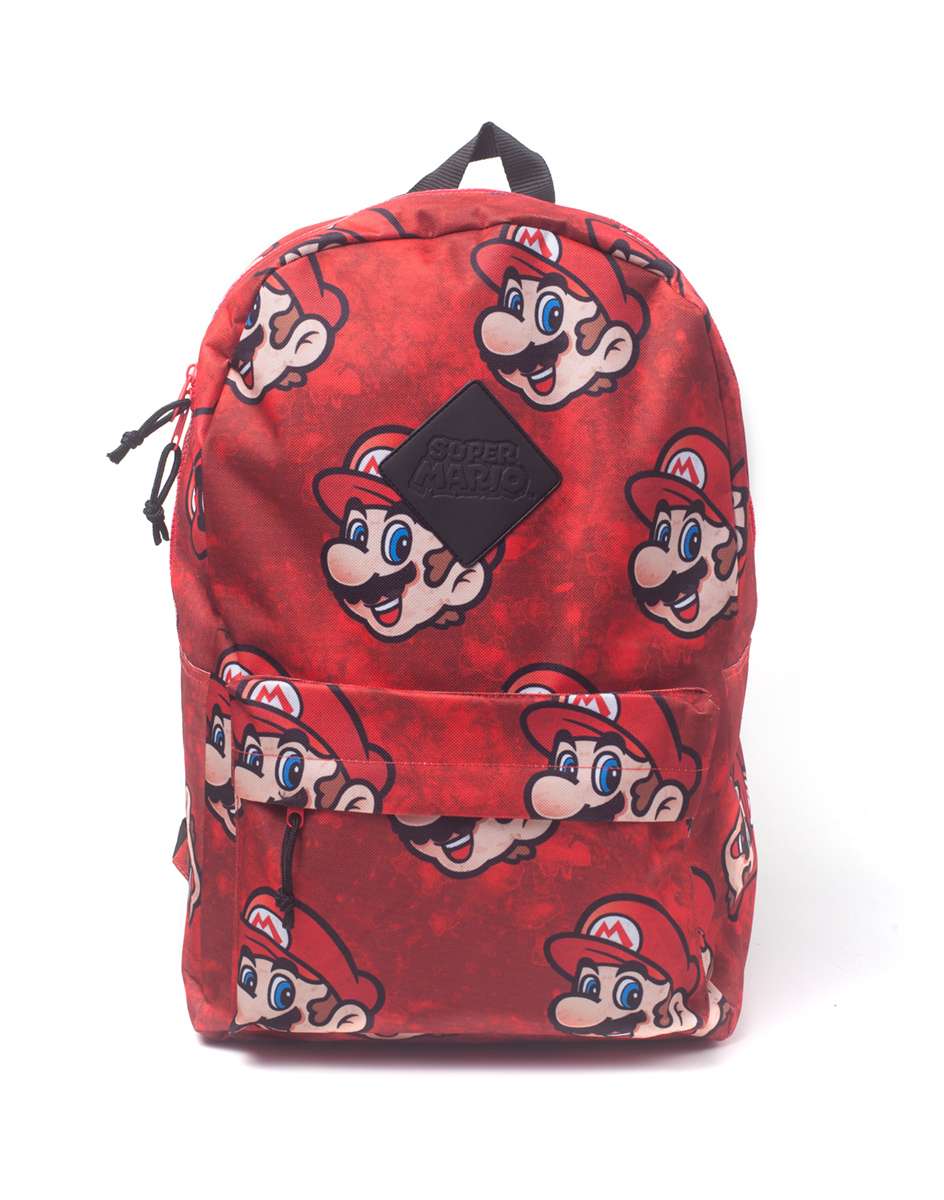 Super Mario Rucksack Nintendo Super Mario Sublimation Backpack Red