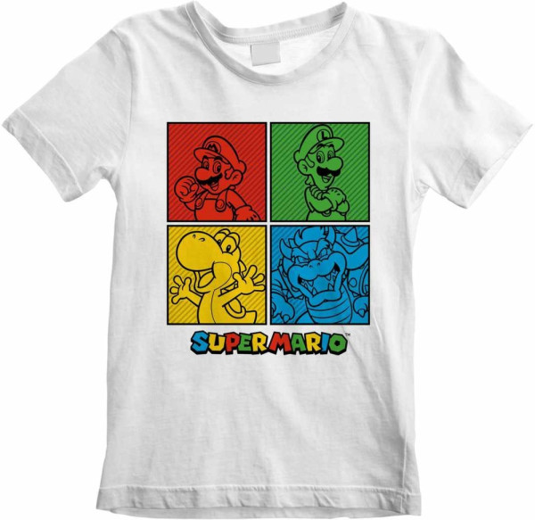 Nintendo Super Mario-Squares Jungen T-Shirt