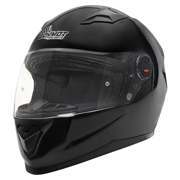 Germot Motorrad Helm GM 320 Integralhelm Black