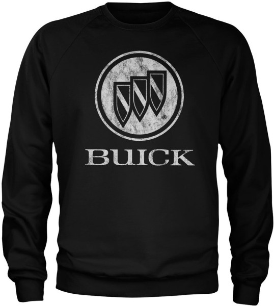 Buick Sweatshirt Distressed Logo Sweatshirt GM-3-BUICK005-H54-1
