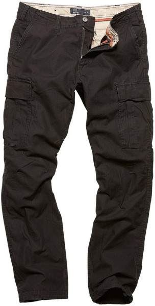 Vintage Industries Militär Cargohose Reydon Bdu Premium Pants Off Black