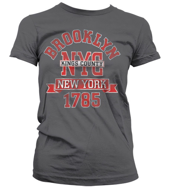 New York Damen Brooklyn New York Girly Tee SH-5-15755-H57-2
