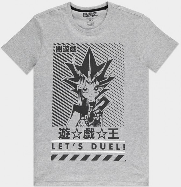 Yu-Gi-Oh! - Let's Duel - Men's T-Shirt Grey