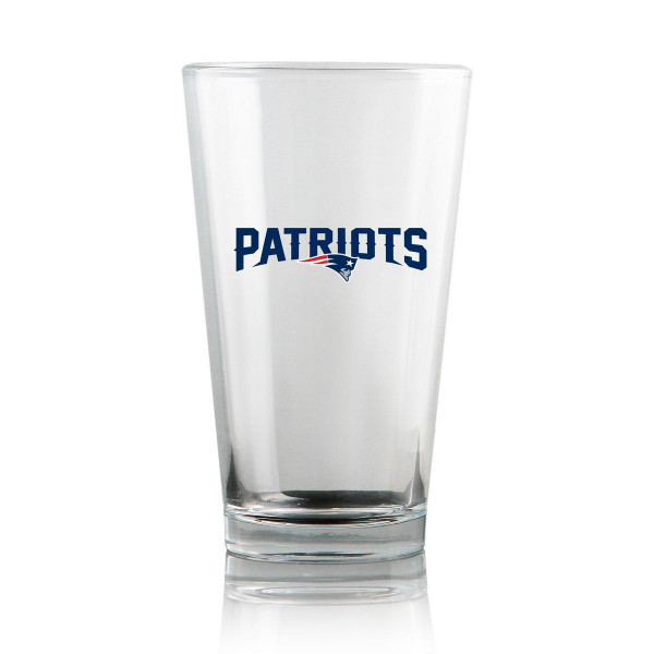 New England Patriots Pint Gläser Set (2 Stk.) American Football NFL Blue