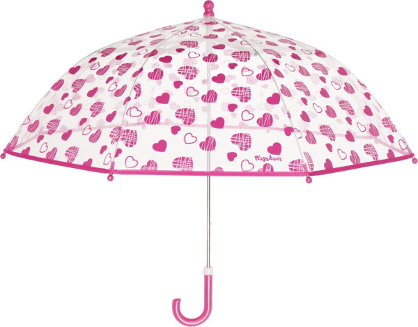 Playshoes Kinder Regenschirm Herzchen