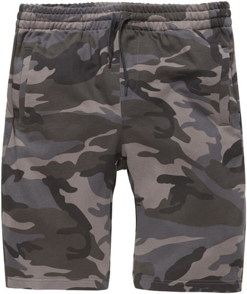 Vintage Industries kurze Sweat-Hose Greytown Shorts Dark Camo