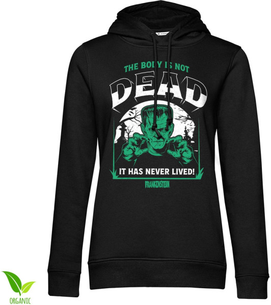 Universal Monsters Damen Frankenstein The Body Is Not Dead Girly Hoodie UV-57-MON011-H39-6