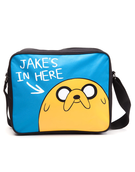 Adventure Time Shoulder Bag Jake's In Here Messenger bag Black
