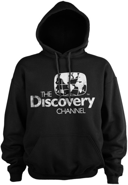Discovery Channel Distressed Logo Hoodie DC-3-DC001-H81-13