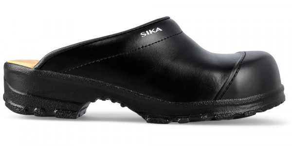 Sika Sicherheitsschuh Flex LBS offener Clog Schwarz