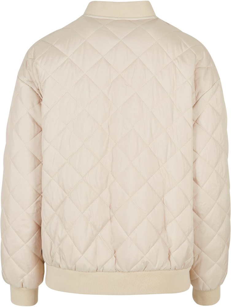 Urban Classics Damen Jacke Ladies Oversized Diamond Quilted Bomber Jacket  Softseagrass | Jackets | Women | Lifestyle
