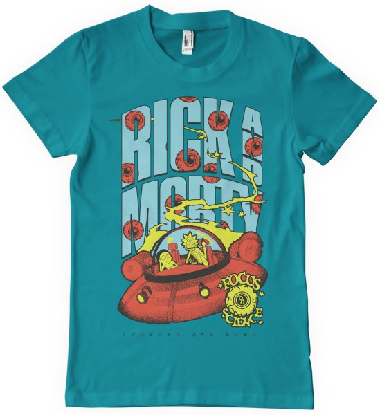 Rick and Morty T-Shirt Focus On Science T-Shirt WB-1-RM017-H70-5