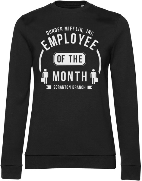 The Office Dunder Mifflin Employee Of The Month Girly Sweatshirt Damen Black
